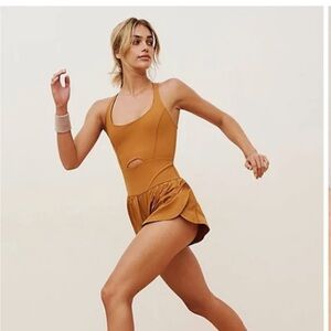 Righteous Runsie by FP Movement FreePeople Russet Orange M